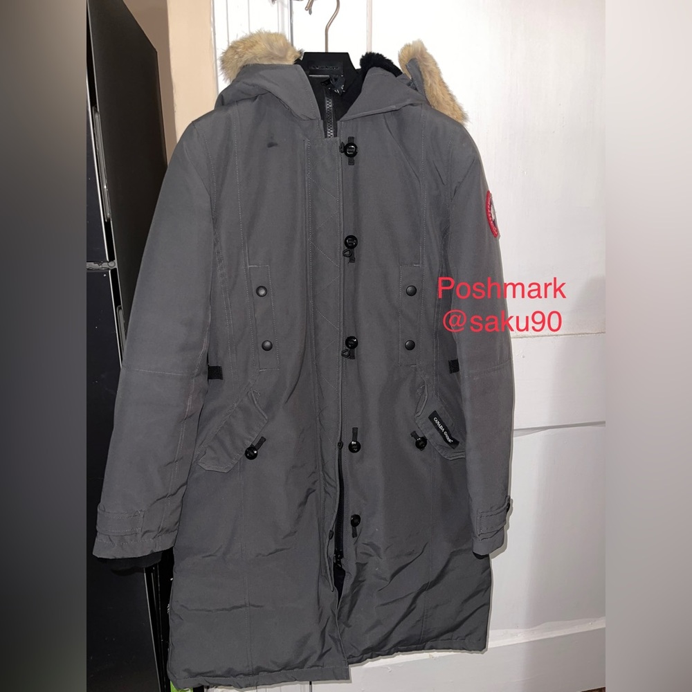 Canada Goose Down Kensington Parka Size XS Graphite